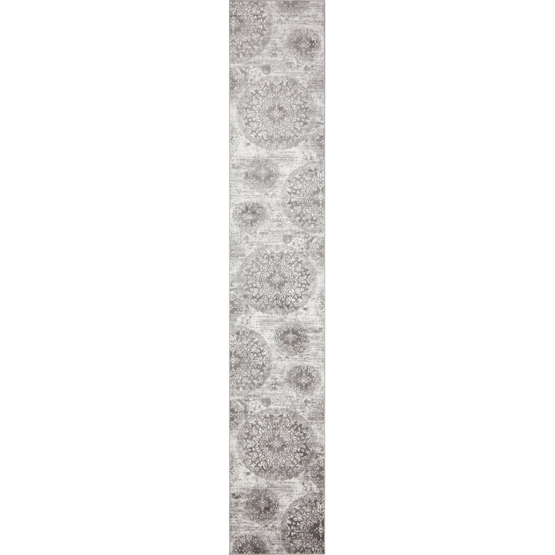 Mistana™ Brandt Floral Gray Area Rug & Reviews